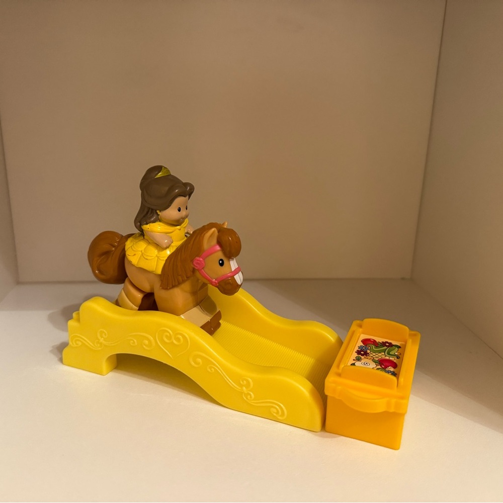 Little People Klip Klop Princess Belle with Ramp and Food